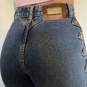 Jeans with side details